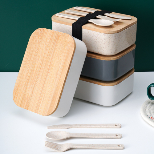 [Customized] Wooden Tableware Lunch Box